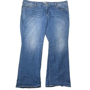 Torrid relaxed bootcut blue jeans plus size